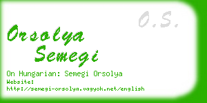 orsolya semegi business card